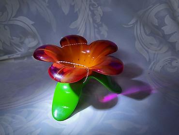 Ostalo posuđe: Nova cediljka Andrey,murano stil Nemacka iz 2005god. Dvodelna — 4