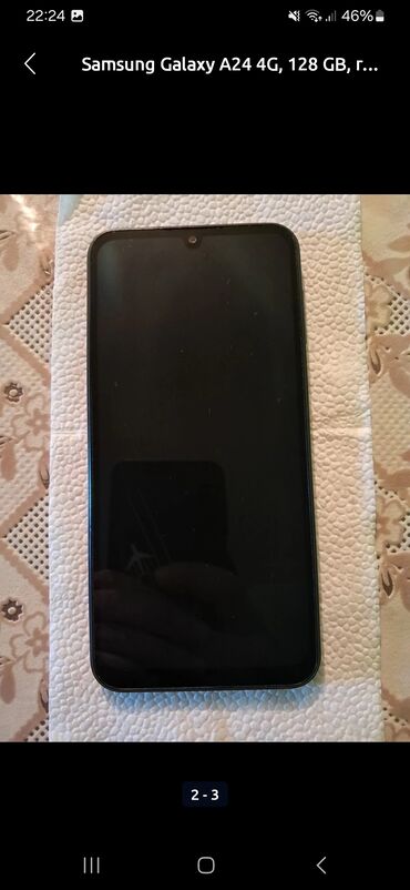 Motorola: Samsung Galaxy A24 4G, 128 GB, rəng - Qara