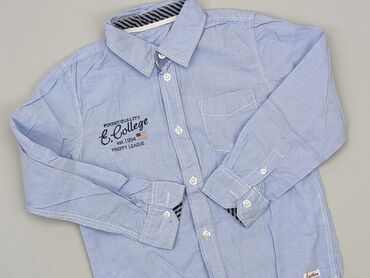 Shirts: Shirt 10 years, condition - Fair, pattern - Monochromatic, color - Light blue