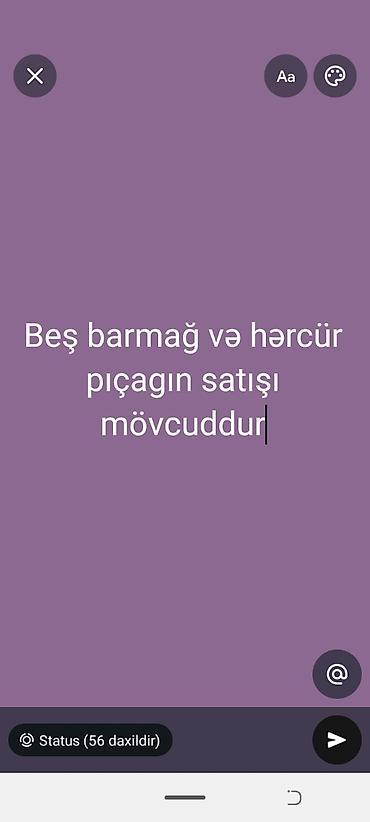 bıcaq satışı: Məhsul: “Beş barmaq” və müxtəlif növ bıçaqların satışı Təsvir: - “Beş — 1
