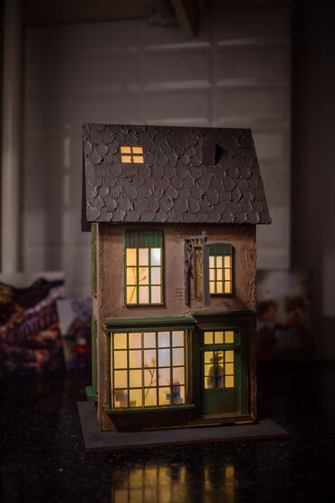 лампы на батарейках: Элитный домик-ночник Магазин из Гарри Поттера Полностью ручная