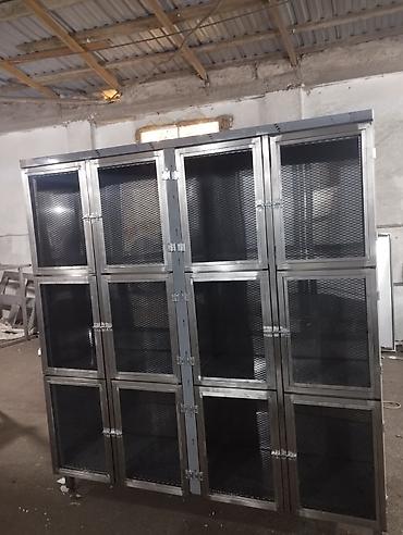 pisik qefesi: Pişik üçün çoxmodullu metal qəfəs sistemi - Material — 1
