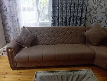 Divan və masa dəstləri: Künc divan dəsti - Künc formalı geniş divan: yumşaq parça üzlük, romb -da lalafo.az — 2 Divan və masa dəstləri: Künc divan dəsti - Künc formalı geniş divan: yumşaq parça üzlük, romb — 2