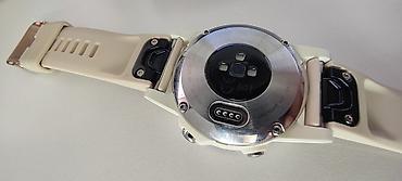 Garmin: Garmin Fenix 5S, бежевый ремешок Спортивные GPS‑часы для бега, вело — 6