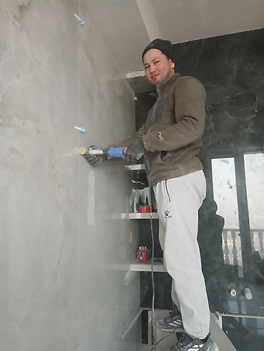 Курулуш жана оңдоо кызматтары: Дубалдарды коюу үчүн даярдоо, Дубалдарды грунттоо үчүн даярдоо, Плиткаларды кесүү | Карапа плиткасы, Керамогранит плиткасы, Мозаика плиткасы | Тикелей төшөө, Диагоналдуу төшөө, Горизонталдуу төшөө 6 жылдан ашык тажрыйба — 1