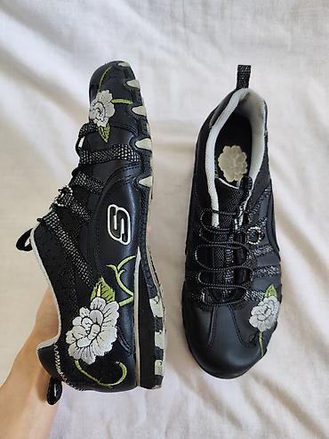 hundur krasofkalar: Skechers, Ölçü: 38, rəng - Qara, İşlənmiş — 3