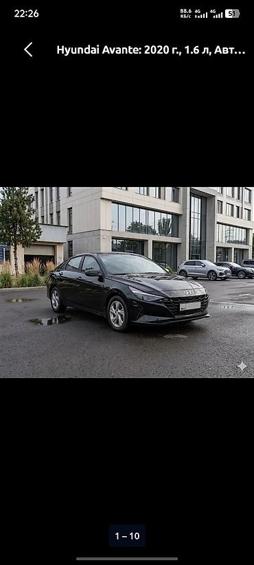roewe ei6: Hyundai Avante: 2020 г., 1.6 л, Автомат, Газ, Седан — 1