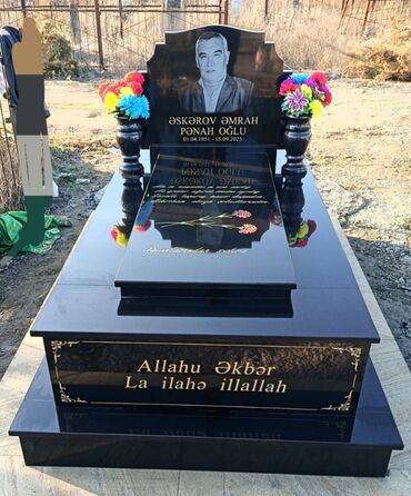 Dekorativ daşlar: Qəbirüstü abidə və məzar daşları – fərdi dizayn və oyma yazılar - — 2