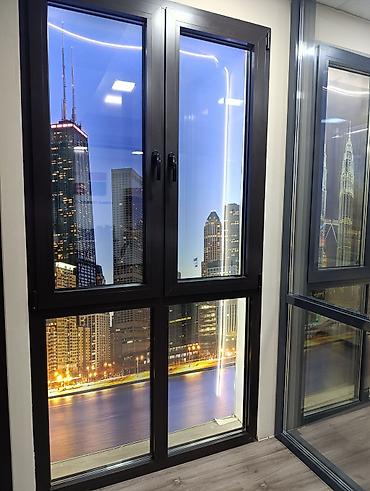 Алюминиевые окна на заказ: Алюминиевое окно на заказ, Тип окна: Витражные, Панорамные, Стандартные, Декоративные особенности: Другие особенности, Бесплатная установка, Без рассрочки — 12