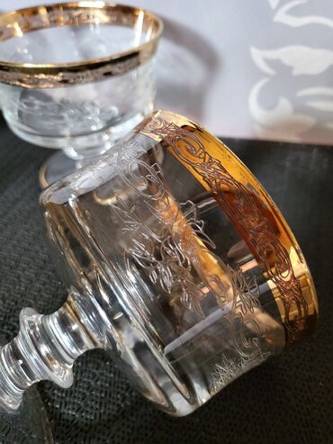 Čaše: Case rucni,rad,kristal murano medici za vino iz 60ih. Case kristal za — 15