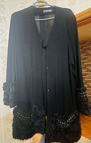 Qara qadın üst geyimi kardiqan manto