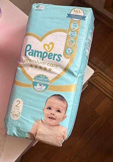 pampers: Rəng - Mavi, Tumanlar, Uniseks, 0 - 3 ay — 1