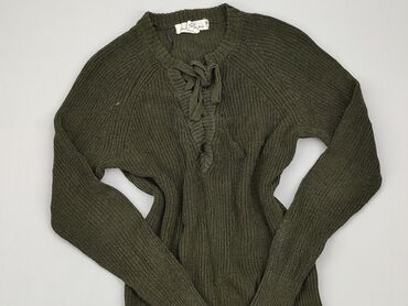 khaki spódnice: Sweter, H&M, XS (EU 34), condition - Good