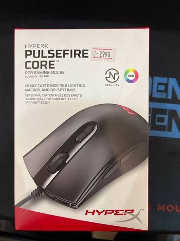 наушники хайпер икс: Игровая мышь HyperX Pulsefire Core (модель HX-MC004B) - Проводная
