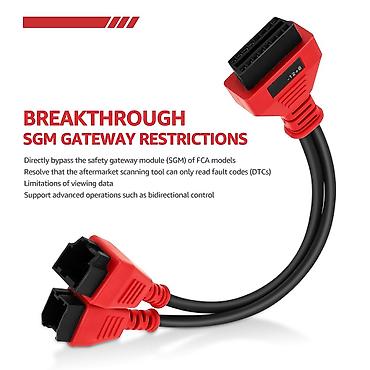 Alati za automobile: NOVO- Lonsdor SGW FCA Adapter + 12+8 Baypass Kabel Lonsdor FCA SGV — 6