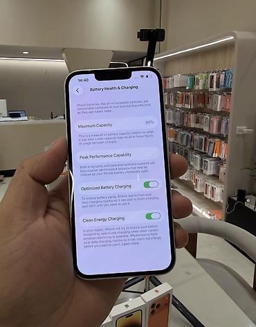 telefon kabroları: IPhone 13, 128 GB, Ağ, Zəmanət, Simsiz şarj, Face ID — 2