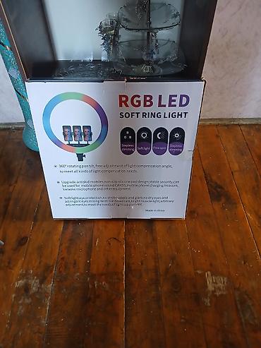 vlog kameraları: RGB LED Soft Ring Light (MJ56) Daxildir bir ədəd — 2