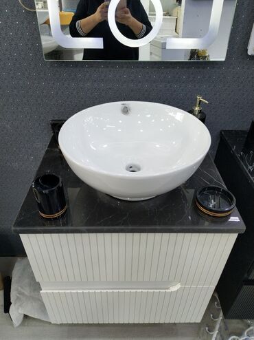 кольцевая лампа купить: Müasir vanna otağı üçün lavabo dəsti - Üstdən quraşdırılan dəyirmi
