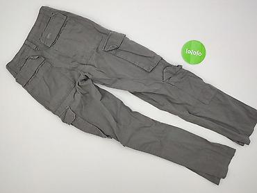 czarne cargo pull and bear: Bershka, Spodnie cargo damskie, rozmiar 2XS — 4