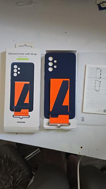 чехол samsung s: Samsung Galaxy A73 üçün orijinal kabro – Silicone Cover with Strap — 1
