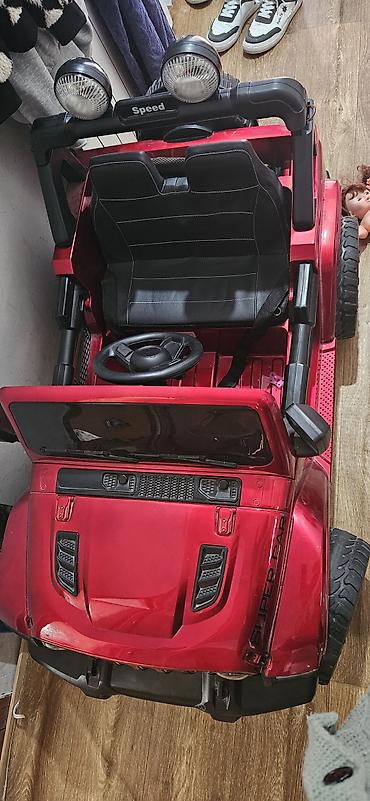 uşaq masini: Uşaq üçün elektrikli off-road tipli minik maşını - Korpus: qırmızı — 3