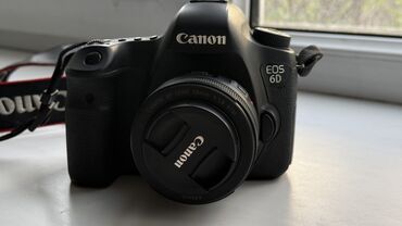 фотоаппарат 6d: Фотоаппарат Canon EOS 6D черного цвета с объективом Canon 50mm