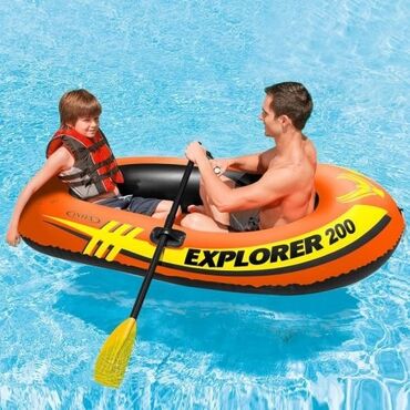 макс: Надувная лодка EXPLORER-200 на 2 человека Бесплатная доставка по всему