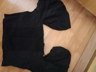 midi haljine h: H&M, S (EU 36), Single-colored, color - Black