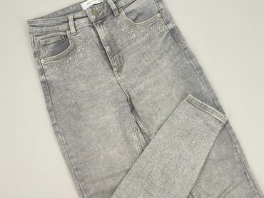 legginsy z zapiętkami reserved: Denim, Jeansy damskie, rozmiar M
