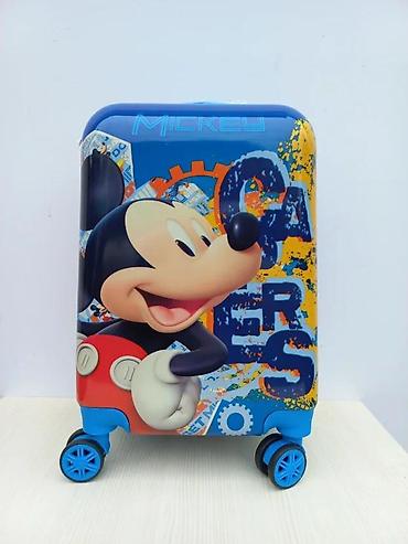 Rančevi, torbe i koferi: Dečiji kofer na točkiće – motiv Mickey Mouse - Tvrda školjka sa — 12