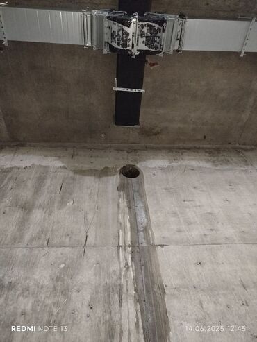 Beton işləri: Səssiz tozsuz səliqəli kəsim. Beton katlavan monolit kubik — 8