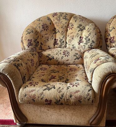 берекет мебель: Диван и 2 кресла. диван раскладной. производство Lina