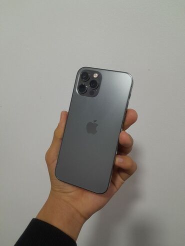 купить аймак: IPhone 12 Pro, Б/у, 128 ГБ, Графит, Кабель, 77 %