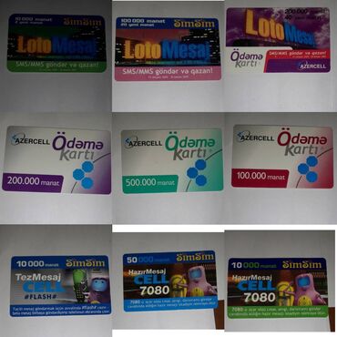 Kolleksiya kartları: Köhnə Kontur Kartları satılır. Kolleksiyonerlər üçün əla seçimdir — 8