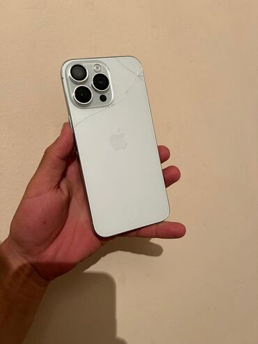 усилитель мах: IPhone 15 Pro Max, Б/у, 1 ТБ, Белый, 100 %