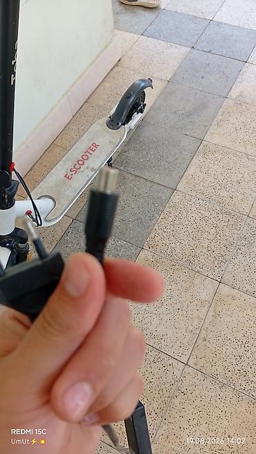 elektirikli samakat: Elektrik skuter – ToBa E‑Scooter skuter in adaptorinda problem var — 5