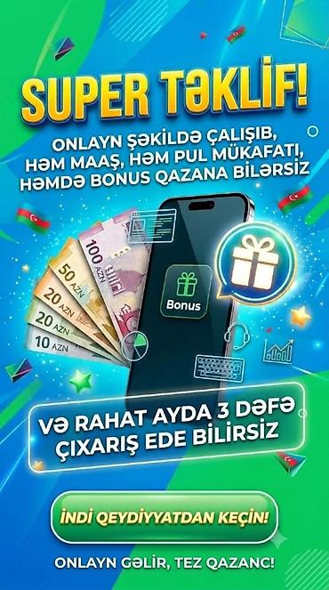 ofisiant vakansiya oglan: SMM menecer tələb olunur, İstənilən yaş, Təcrübəsiz — 1