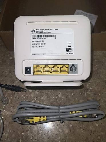 adsl wifi modem: Huawei ADSL Wi‑Fi router dəsti Xüsusiyyətlər: - Model: Huawei Home — 5