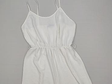 biala sukienka maxi: Boohoo, Sukienka damska, rozmiar L — 1
