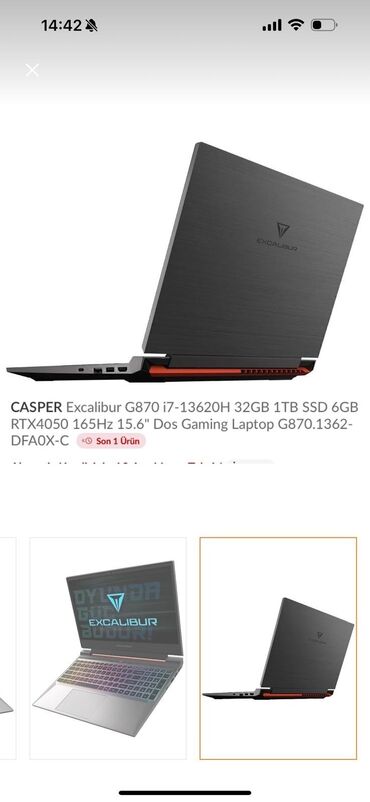 notebook qiymeti: Intel Core i7, 64 çox GB, 15 "