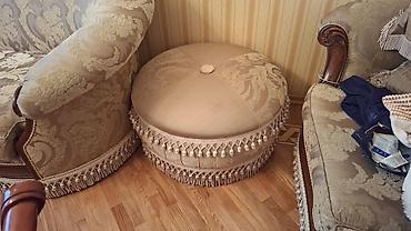 heyet ucun divan: Klassik üslubda yaşayış otağı dəsti - 3 nəfərlik divan: Yumşaq, dərin — 5