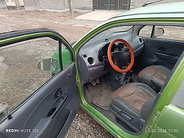 бир: Daewoo Matiz: 2002 г., 0.8 л, Кол менен иштөөчү, Бензин, Кроссовер — 5