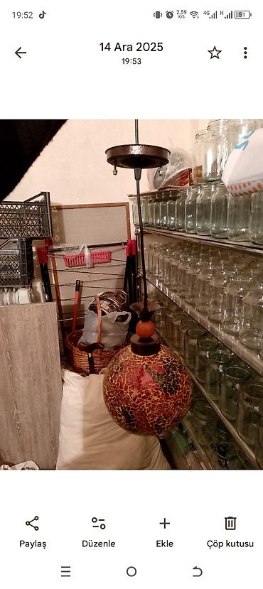 taxta mozaikalar: Çılçıraq, 1 lampa, Şüşə — 1