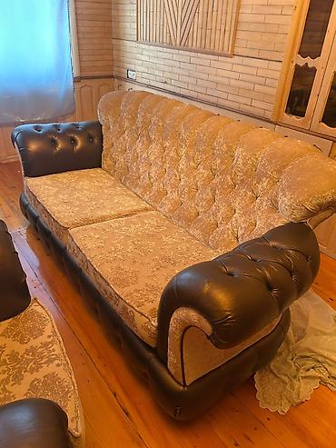 divan ortuk: 🛋️ Divan və kreslo dəsti satılır! 2 ədəd divan, 2 ədəd kreslo və 1 — 8