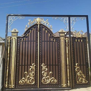 Распашные ворота: ВОРОТА ВОРОТА ВОРОТА Кованые ворота и калитки, комплект для частного — 57