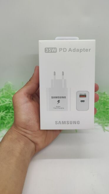 ВАЗ (ЛАДА): İki girişli adapter Type-C və USB girişli başlıq Samsung 35W Duo
