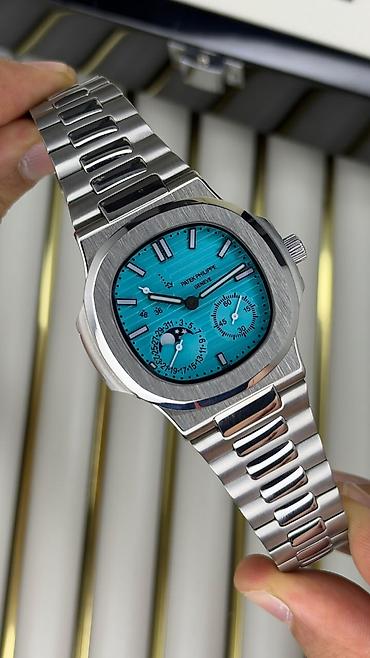 idman saati: Patek Philippe üslubunda qol saatı. Paslanmayan polad korpus və — 3
