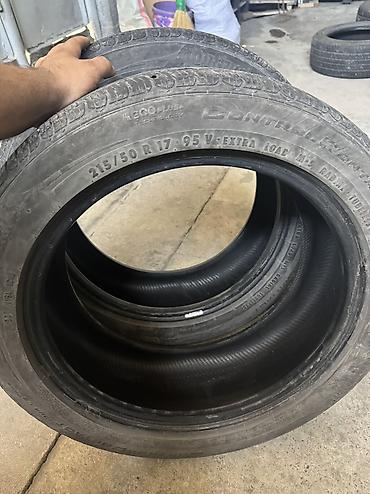 Шины: Летние шины, 2 шт Continental 215/50 R17 2000 сом за штуку, 1 шт — 8