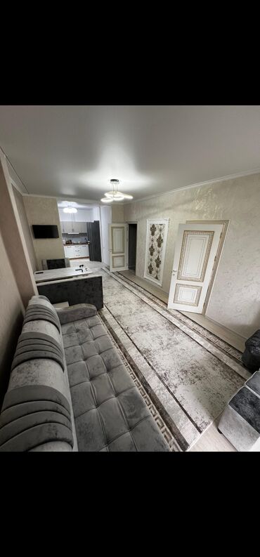 места аренда ош: 3 комнаты, 50 м², Элитка, 3 этаж, Евроремонт