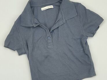 t shirty oversize w serek: Polo shirt, Pull and Bear, S (EU 36), condition - Good